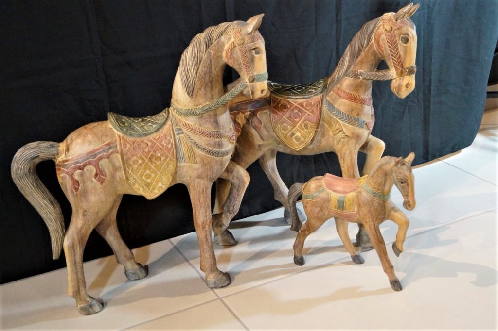 Scultura in Legno Cavallo P.